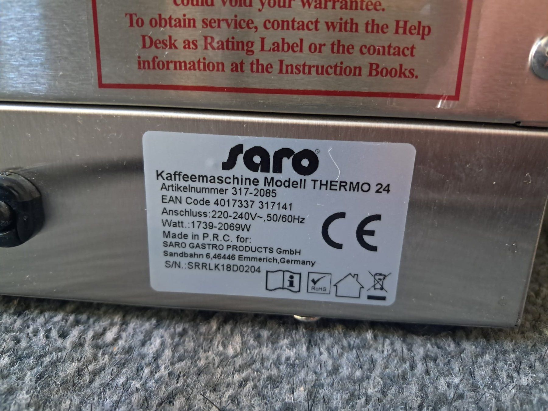Macchine per caffè & Macchine per espresso: Batch Brewer Kaffeemaschine mit Thermoskanne, Filterkaffee – Usato da Zürich venduto da Lia107 8