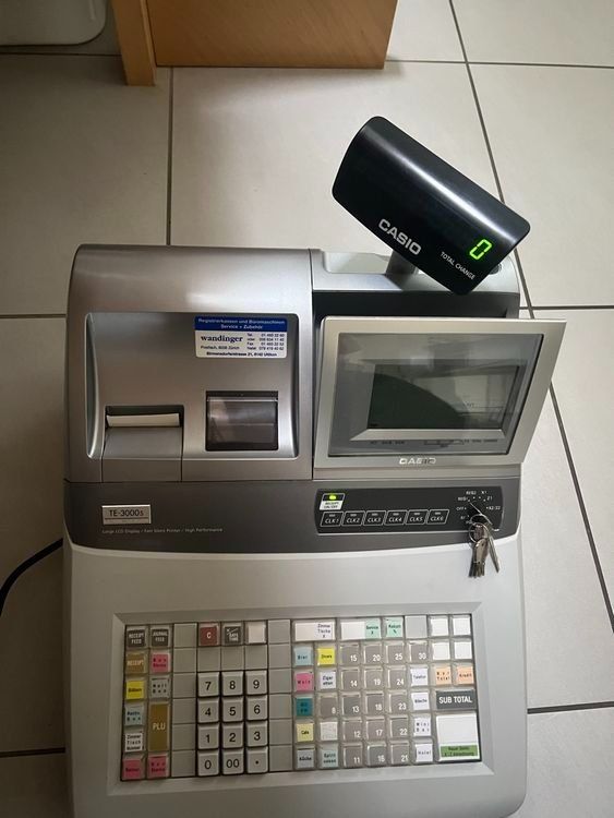Casio Caisses enregistreuses: Caisse enregistreuse Casio TE-3000S – D'occasion à Moutier par Loco65 1
