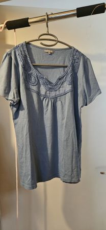 Maddison Shirt Gr.L Hellblau Baumwolle Top Zustand Sommer ☀️