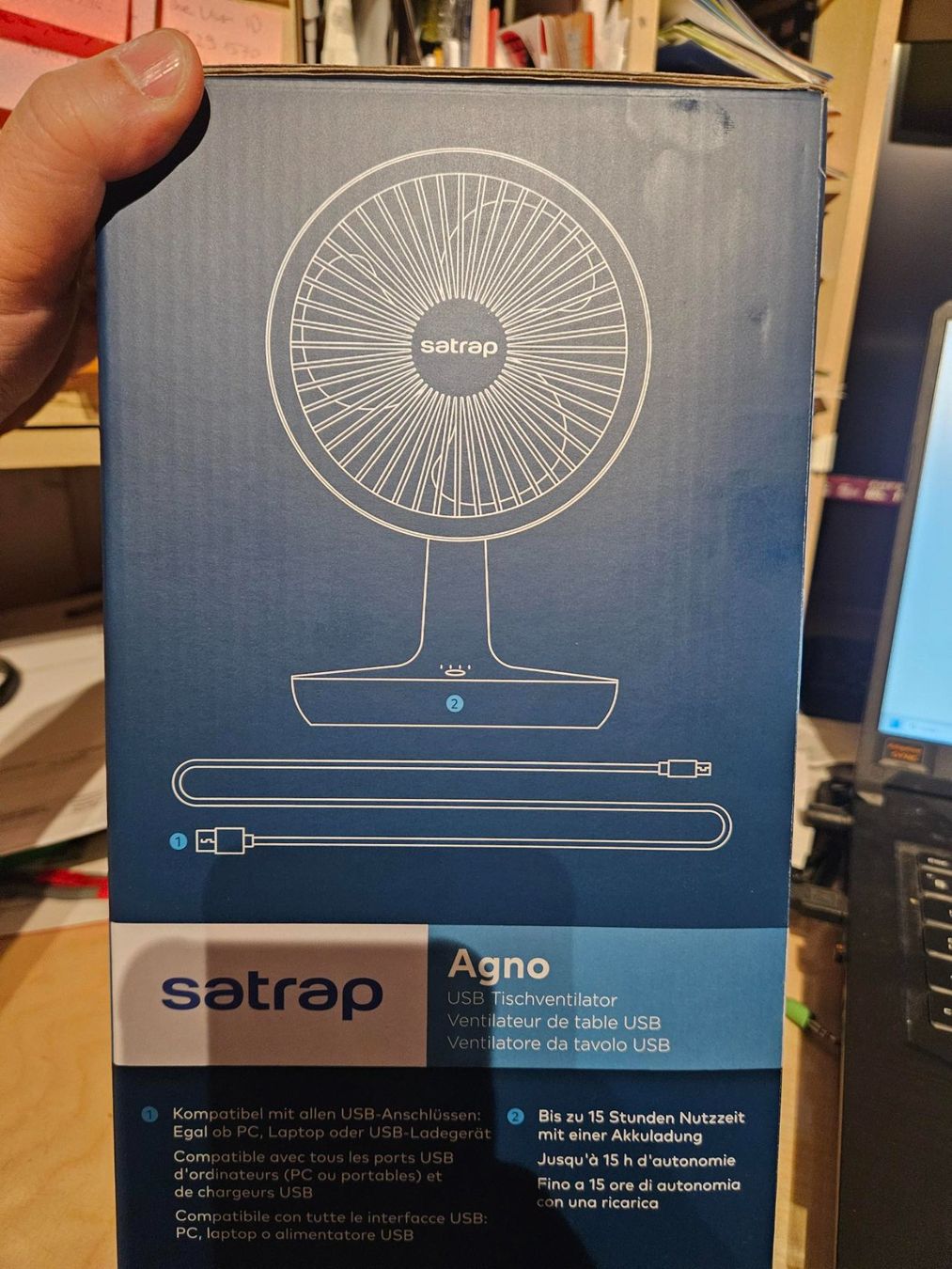 Ventilatori: Satrap Ventilator USB Agno – Usato da Gommiswald venduto da Bullhead 2