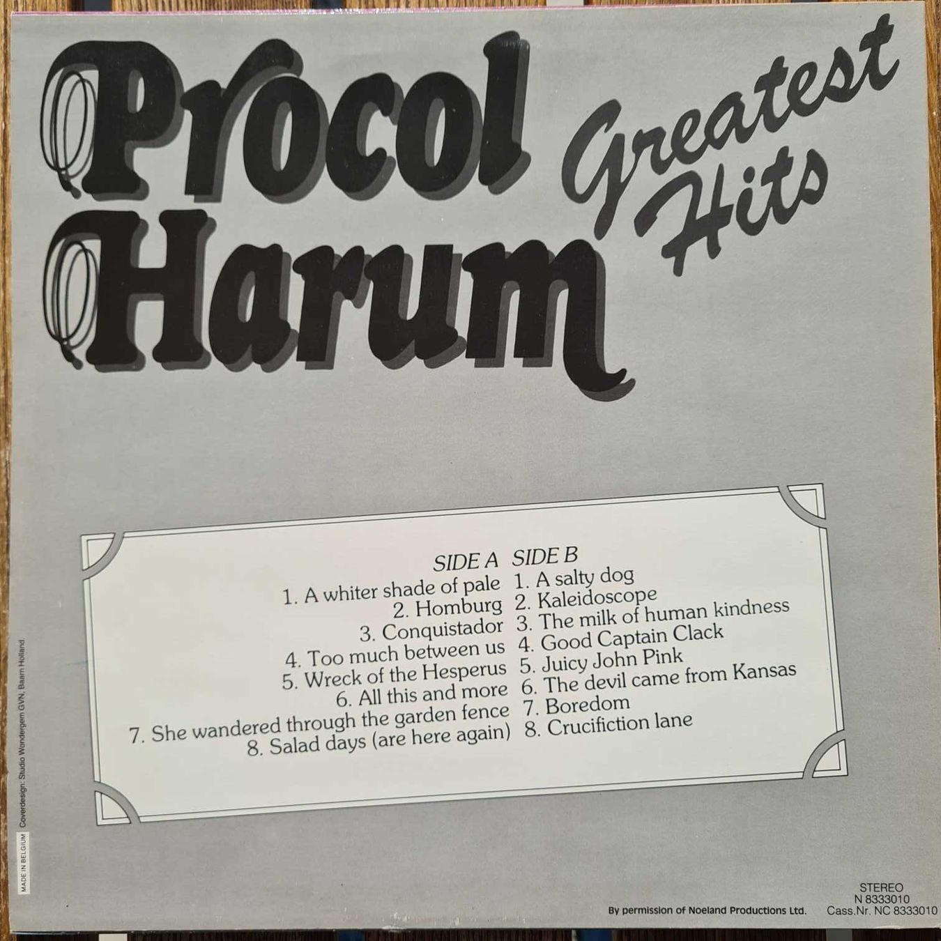 Dischi in vinile: LP - Procol Harum - Greatest Hits – Usato da Basel venduto da Solarbebop 1