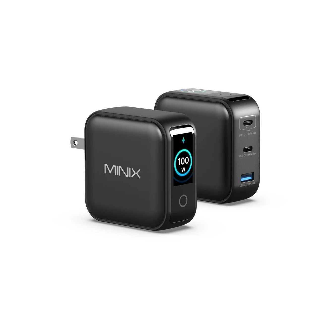 Ladegerät: 100W Minix Ladegerät USB-C mit touch Display Macbook iPhone – Neu (gemäss Beschreibung) aus Olten von Lamb_of_God