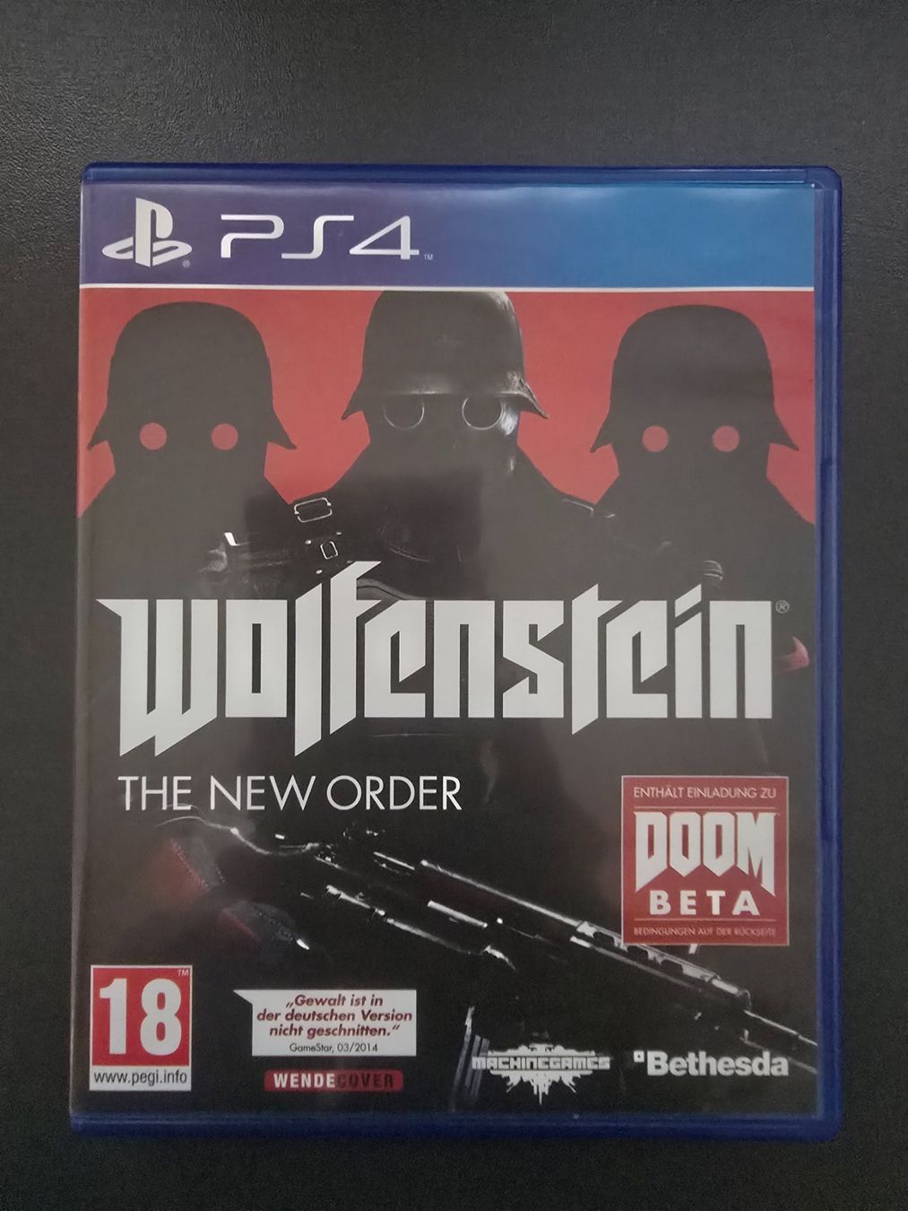 Sony Spiele: Wolfenstein The New Order für PS4 – Gebraucht aus Chur von 1996hiphop