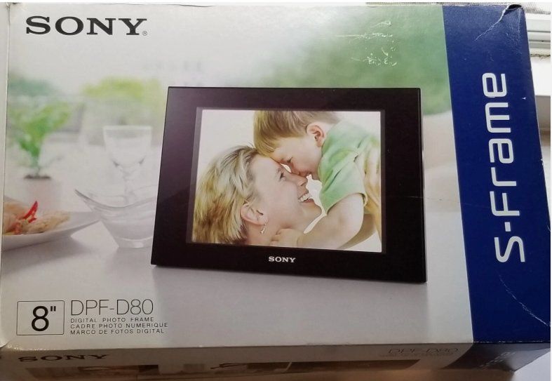 Cornici: Sony Digitaler Bilderrahmen S-Frame Model DPF-D80 – Original – Usato da Zofingen venduto da Gabe0815 1