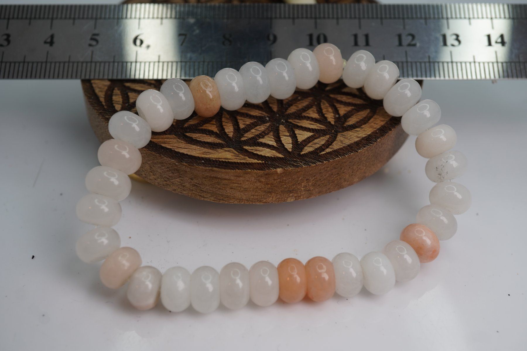 Minerali & Pietre curative: Mondstein   Armband Donuts  ab 1.- Auktion – Nuovo e nell'imballaggio originale da Eschenbach SG venduto da topstone 2