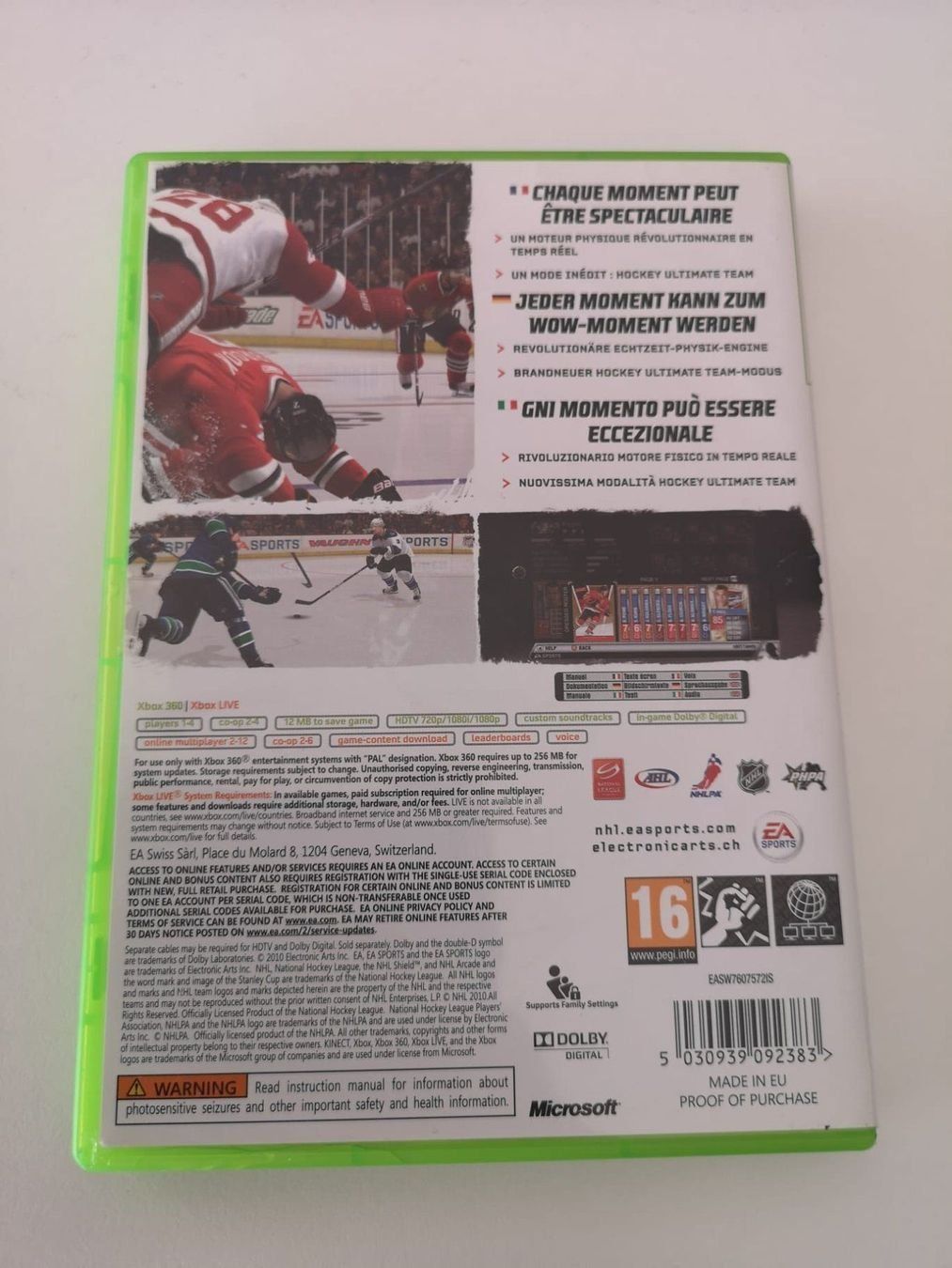 Giochi: NHL 11 (XBOX 360) – Usato da Herisau venduto da Seyashop1 2