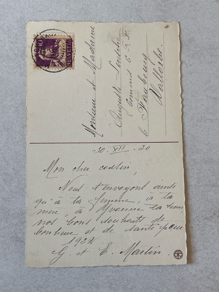 Cartoline postali: Alte Winter Postkarte, Grusskarte,  – Usato da Strengelbach venduto da Aschatan5 1