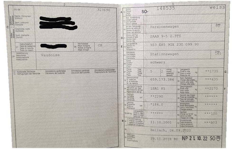 Automobili: Saab zu Verkaufen  – Usato da Gerlafingen venduto da Chevy63 3
