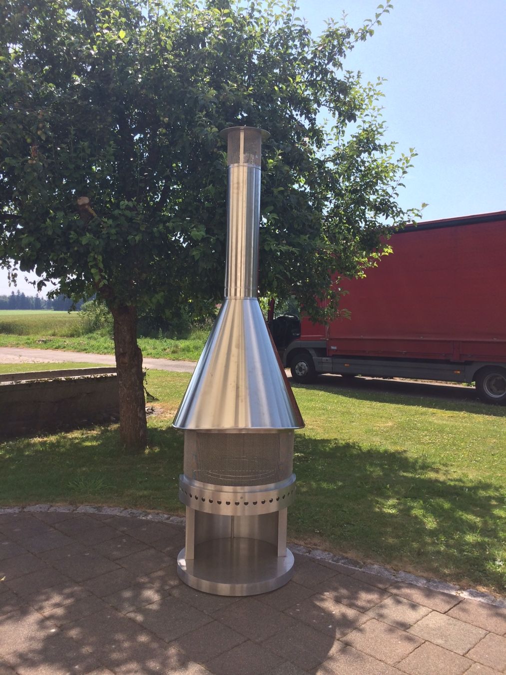 Camini: Cheminée Edelstahl Grillkamin NIRO – Nuovo e nell'imballaggio originale da Au SG venduto da Selwie 6