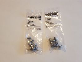 Märklin 2 X N° 7588 Wagenradsätze Gleichstrom, für 4601 etc.