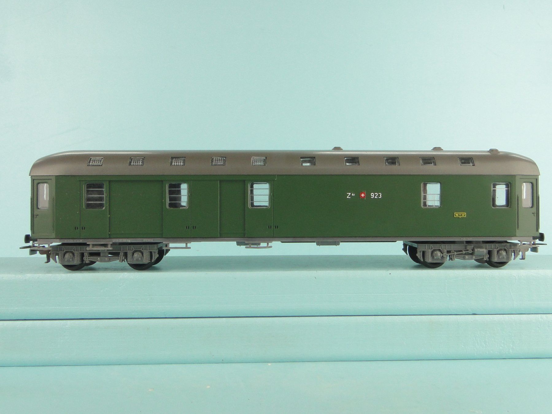 Kleinbahn Modellini di ferrovie: Kleinbahn 383 SBB Gepäckwagen – Usato da Bülach venduto da cann11 4