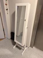 Spiegelschrank für Schmuck weiss