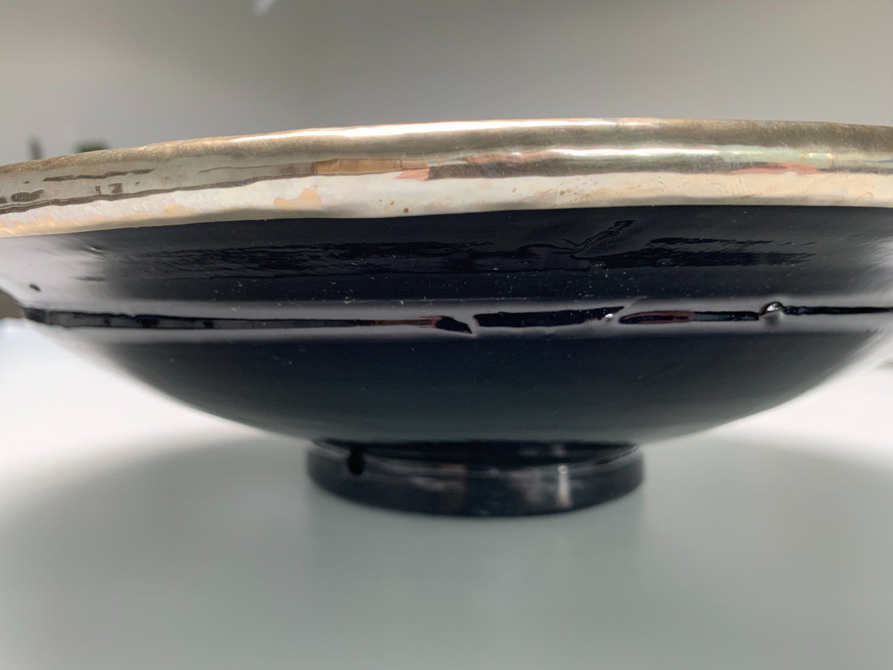 Plateaux: grosse Schale - blau/silber -  NEU – Neuf (Voir description) à Gurmels par topsommer 1