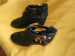 Kookai Stiefelette mit 8cm Absatz, schwarz, Gr. 40