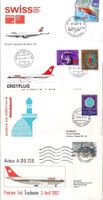 4 Swissair-Briefe 2002