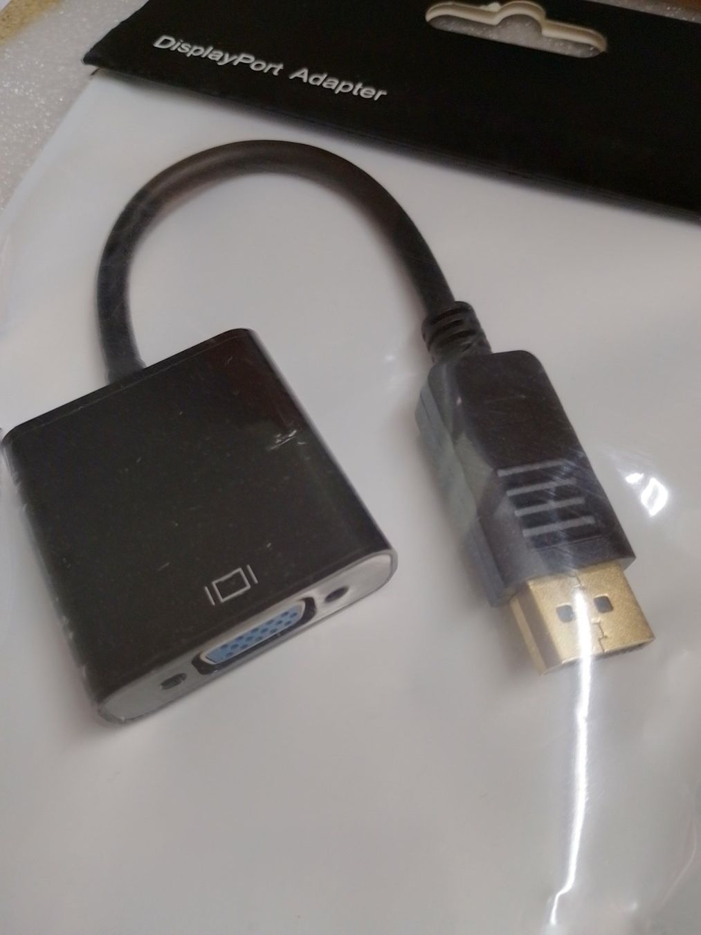 Laufwerke & Adapter: Displayport zu VGA Adapterkabel, Schwarz – Neu und originalverpackt aus Ermatingen von rik4rdo 1