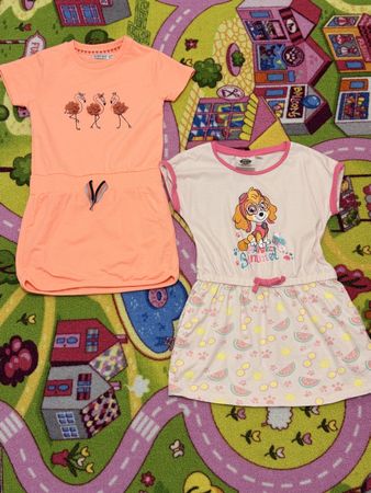 Kleid, Mädchen, 110, 2 Stück, Paw Patrol und Dirkje