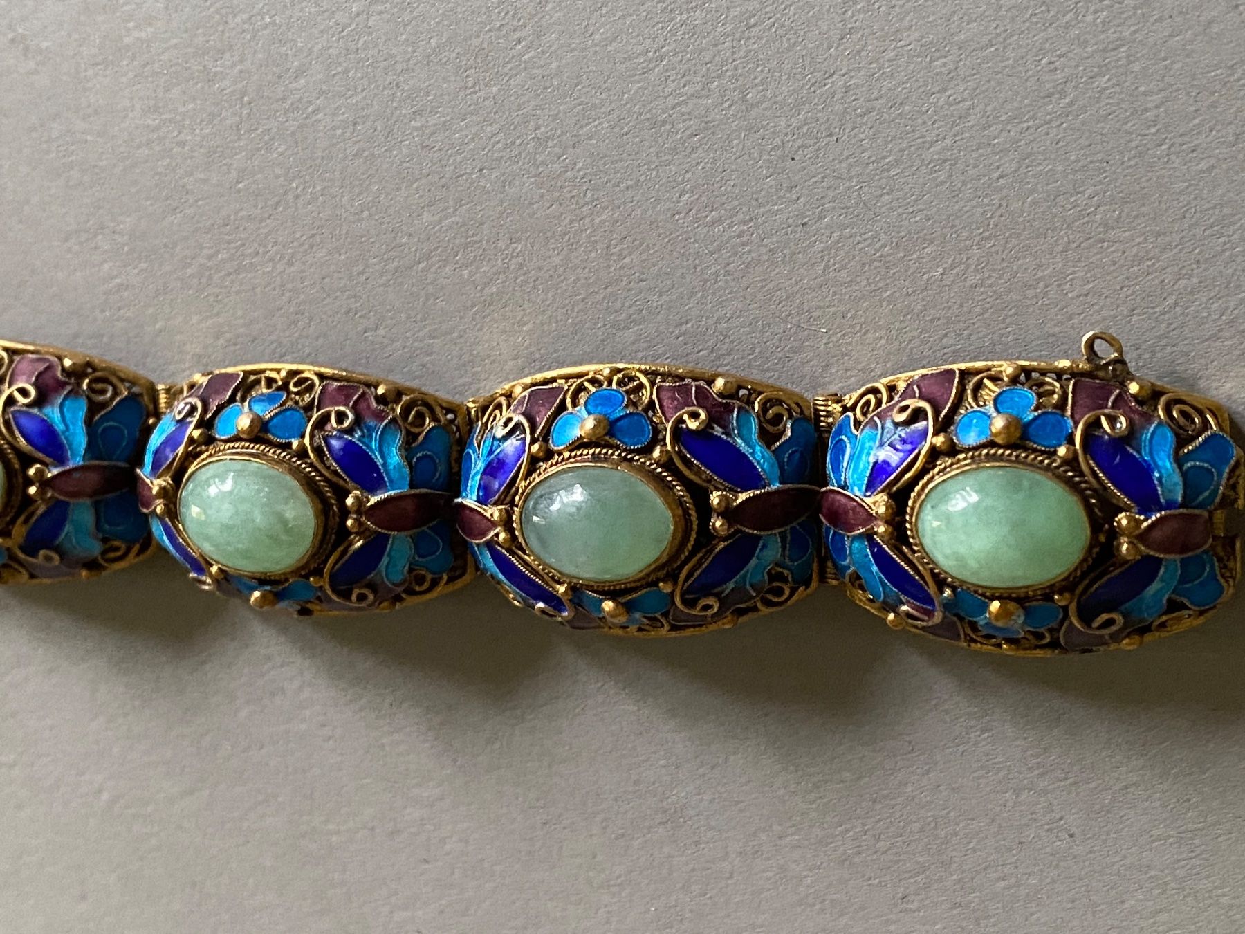 Bracciali & Braccialetti: CHINA / JADE-ARMBAND – Nuovo (secondo la descrizione) da Basel venduto da shorthills_2013 4