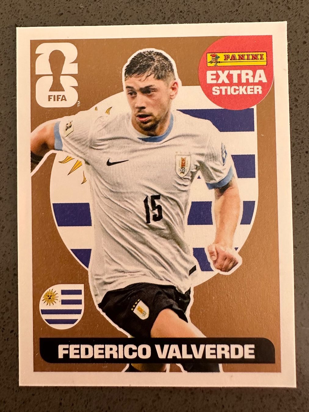 Panini Sammelbilder & Trading cards: Panini Extra Sticker Federico Valverde Bronze – Gebraucht aus Baar von pede1900