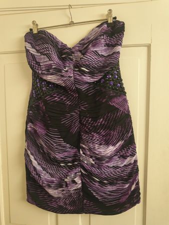 LIPSY LONDON Kleid Gr. 36/38 – Sommerkleid mit Strasssteinen