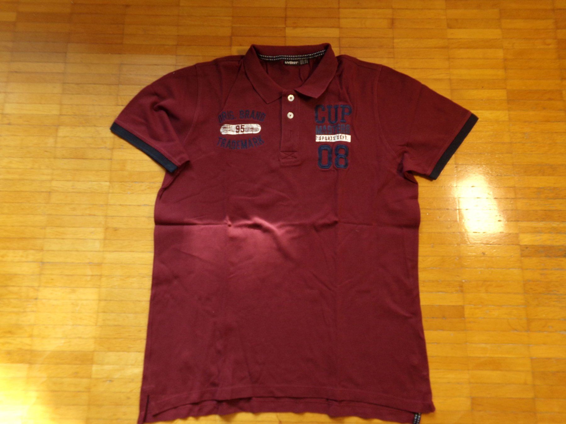 T-shirt: Herren Poposhirt bordo  Gr. L – Usato da Winterthur venduto da Jessi_di
