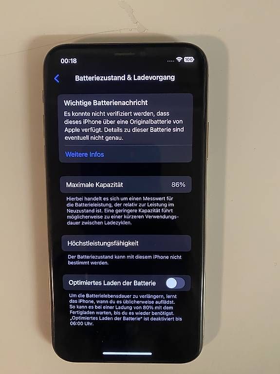 Handys / Smartphones: iPhone XS 64GB – Gebraucht aus Zürich von ER- 2