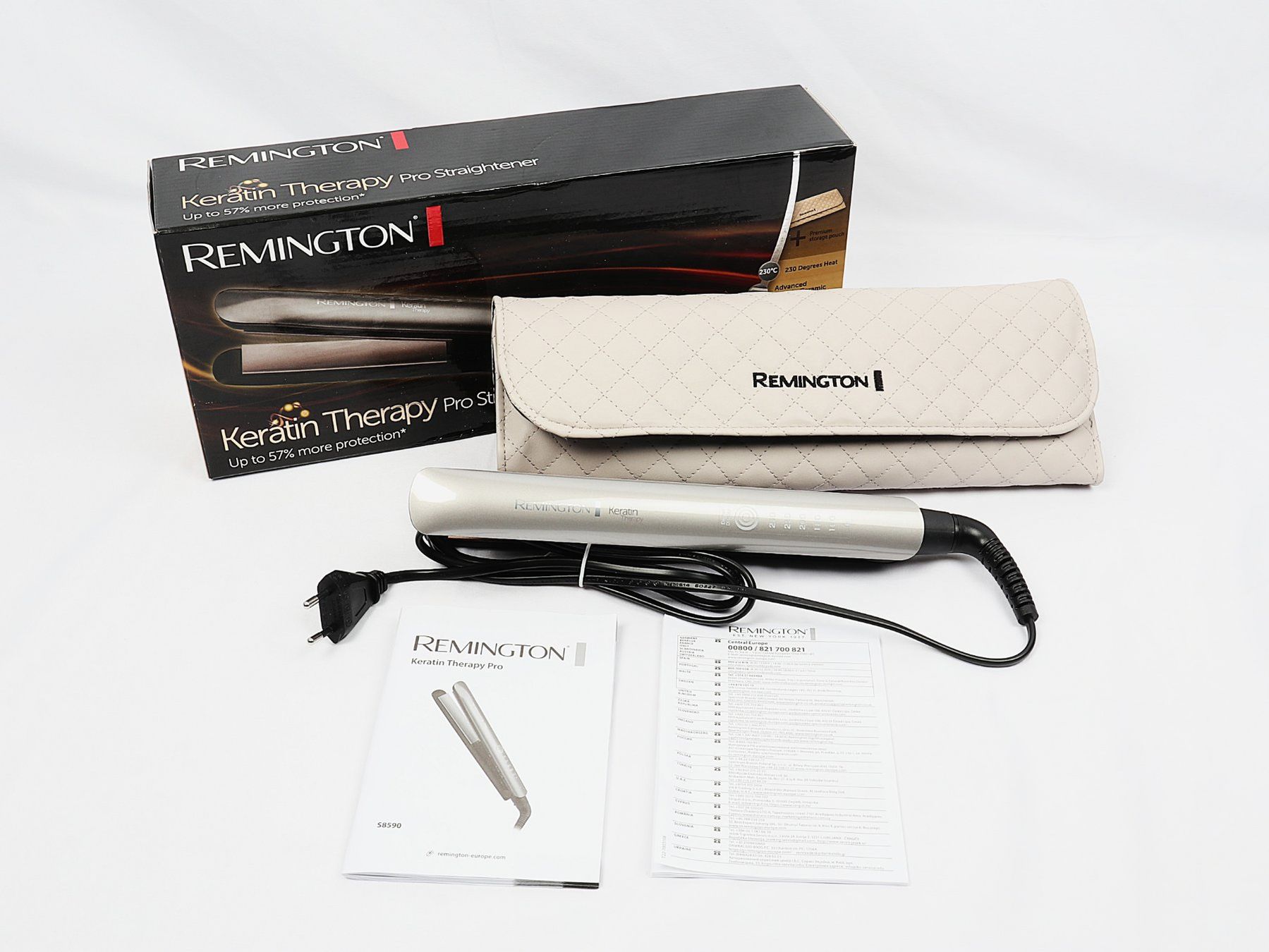 Remington Lockenstäbe & Haarglätter: REMINGTON Pro Straightener – Neu (gemäss Beschreibung) aus Steinen von Restwert_Steinen