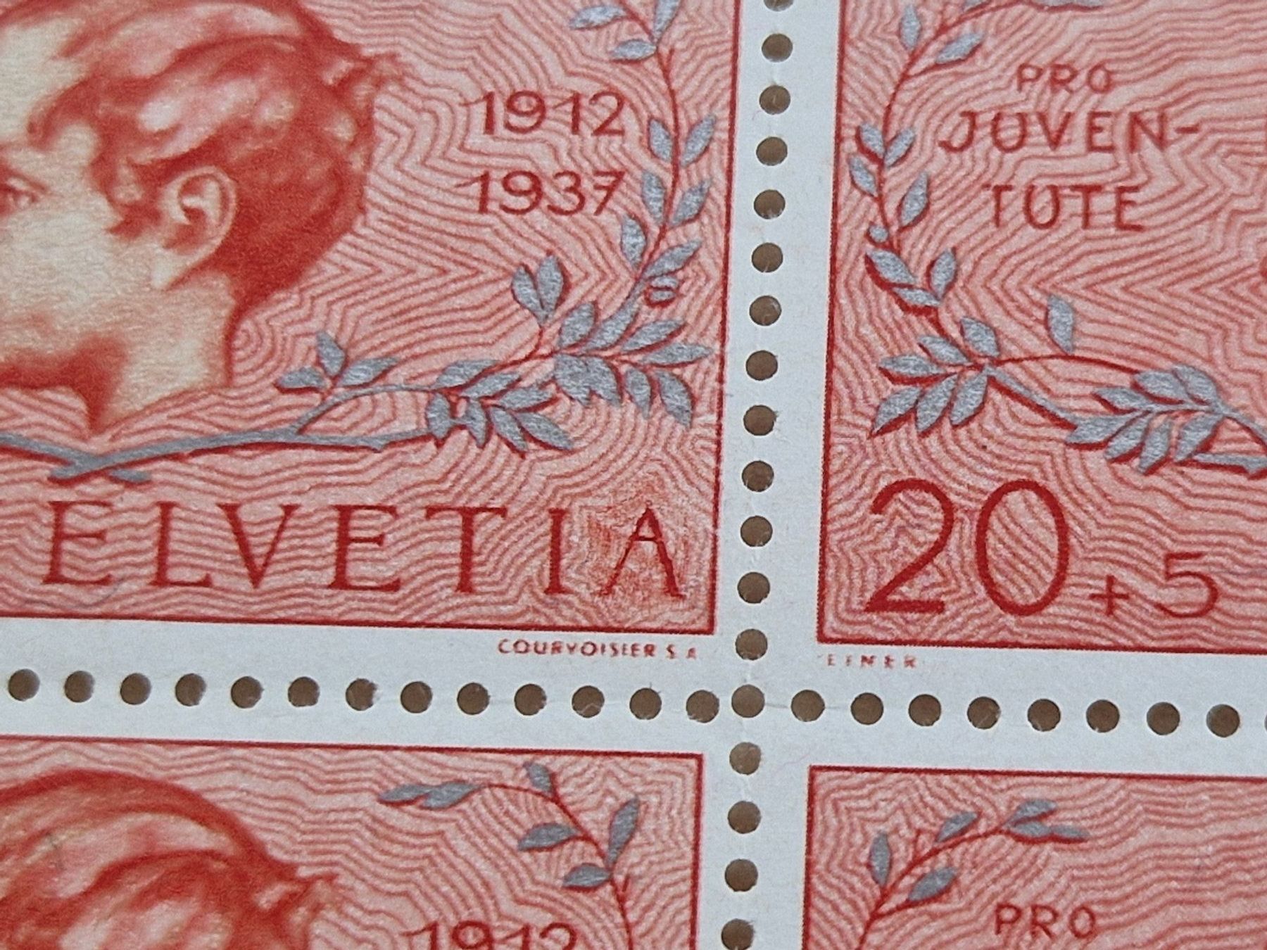 Alle Briefmarken: PJ Lot 1937, ab 1.- – Gebraucht aus Burgdorf von Glossy01 5