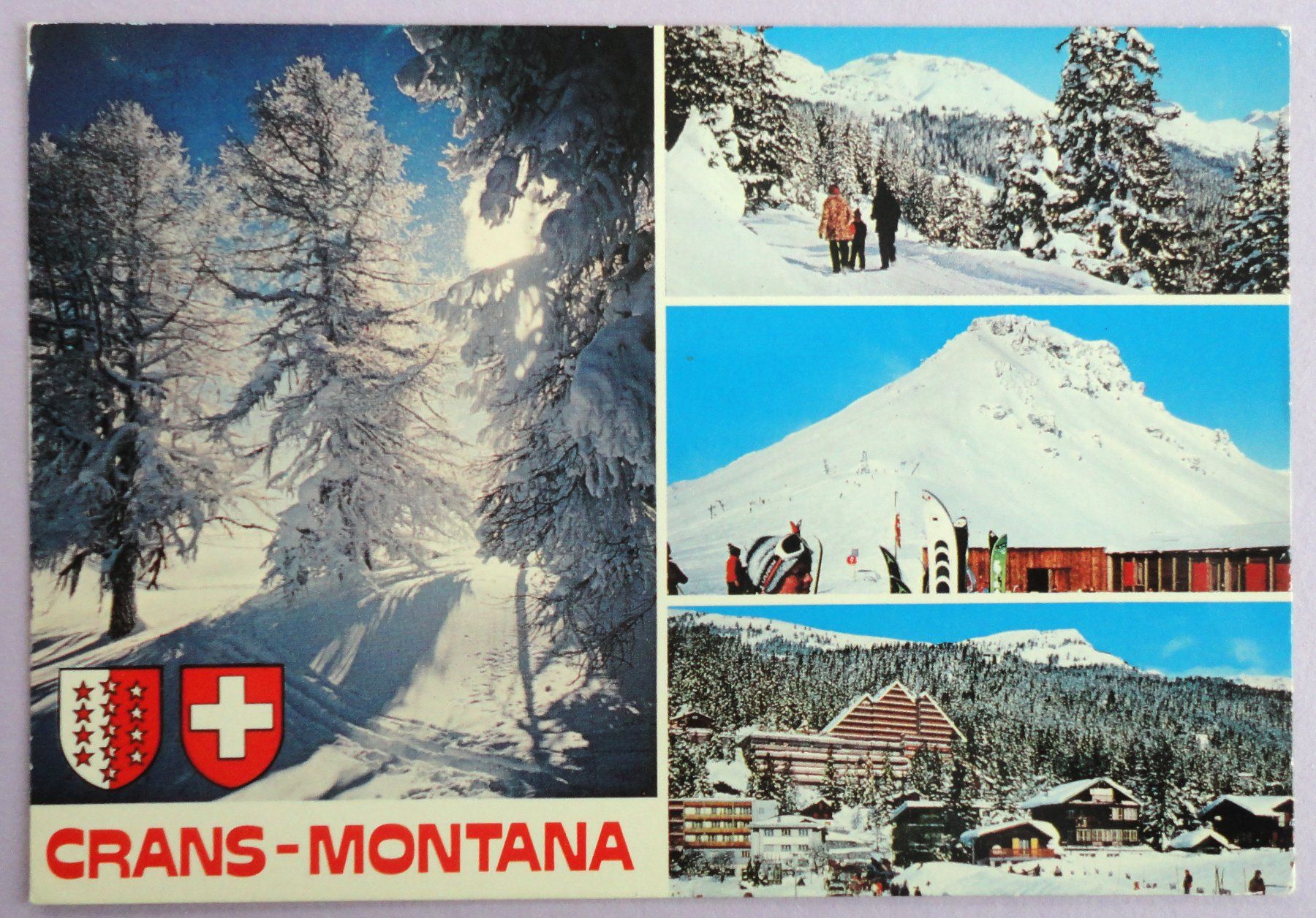 Cartoline postali: Crans-Montana – Usato da Fétigny venduto da Billy2miny
