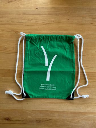 Grüner Stoffbeutel (Gärtner werden)