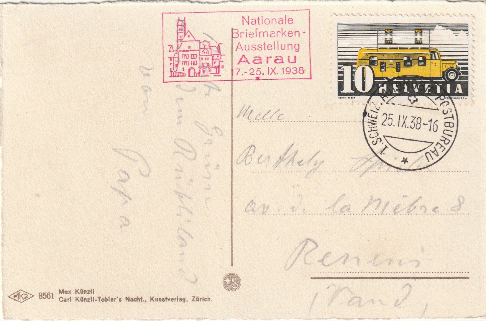Cartes postales: Rüeblikarte Ein Schifflein – D'occasion à Rorschacherberg par fratovi2 1