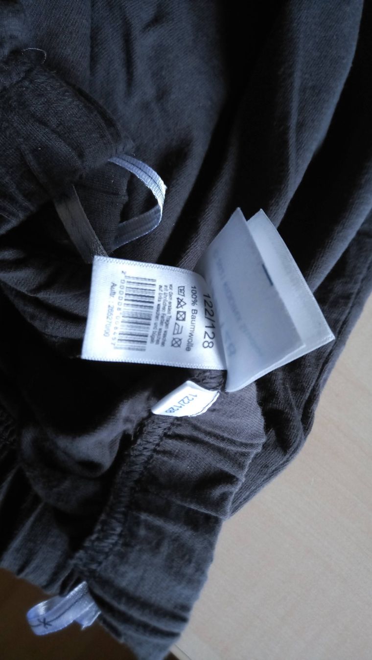 Pantaloni: Mädchen-Freizeithose Grösse 122/128 dunkelgrau – Usato da Guttannen venduto da zuberling 2