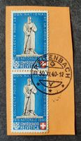 11-17-2 Timbres Helvetia oblitérés. Monuments historiques.