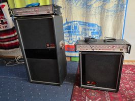 1Bass amp + 1Gitarren amp je mit Lautsprechern gebraucht