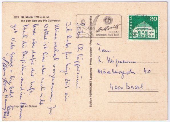 Cartes postales: St. Moritz – D'occasion à Binningen par Mountainrider 1