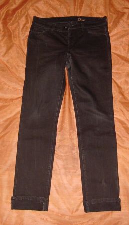 Stretch -Pocket- Jeans, Gr. 40, Denim Schwarz, Donna "MNG"