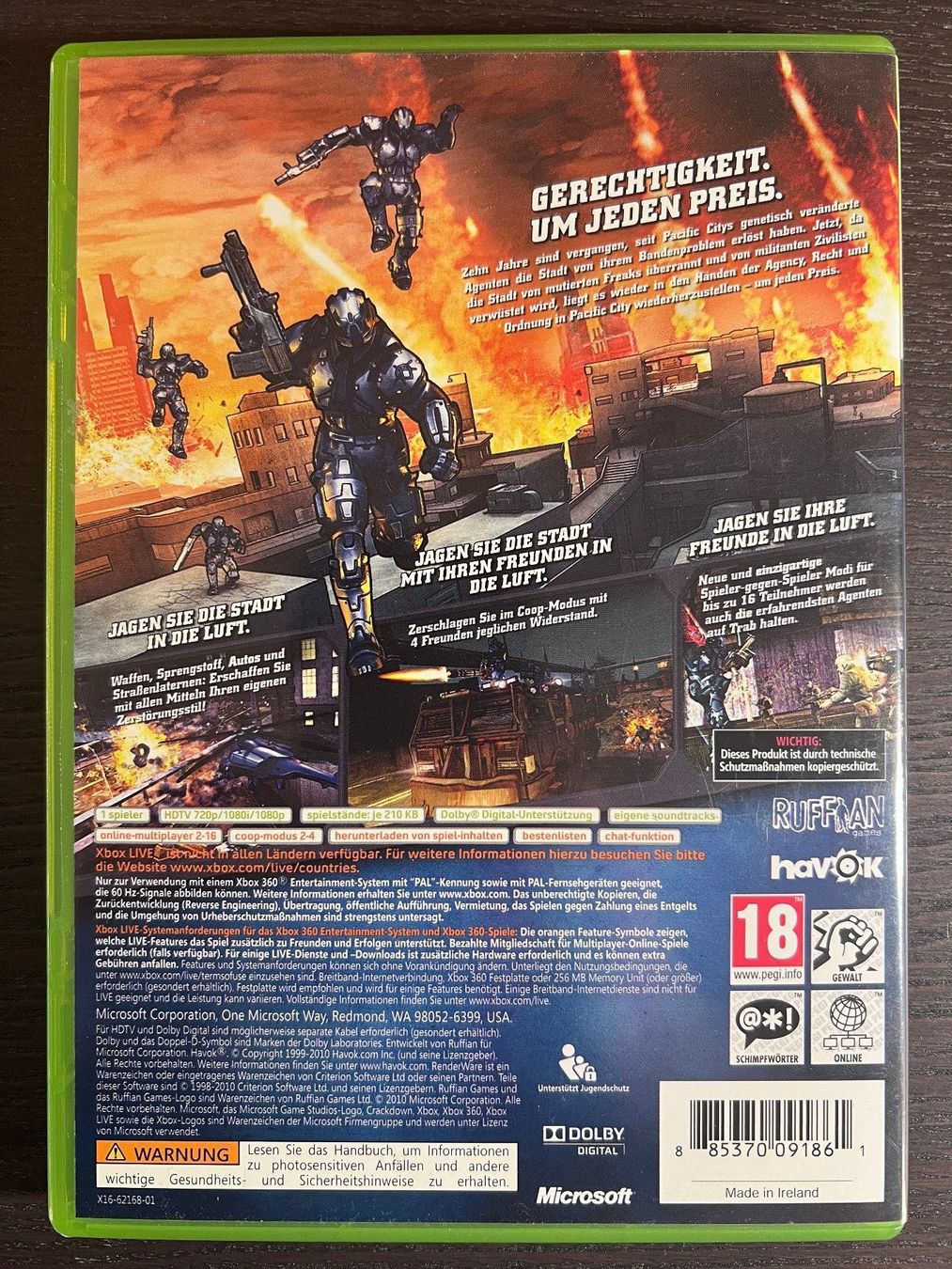 Microsoft Spiele: Crackdown 2 – Gebraucht aus Zürich von GameFreunde 1