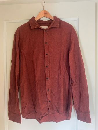 Herren Hemd BLEND rot XL