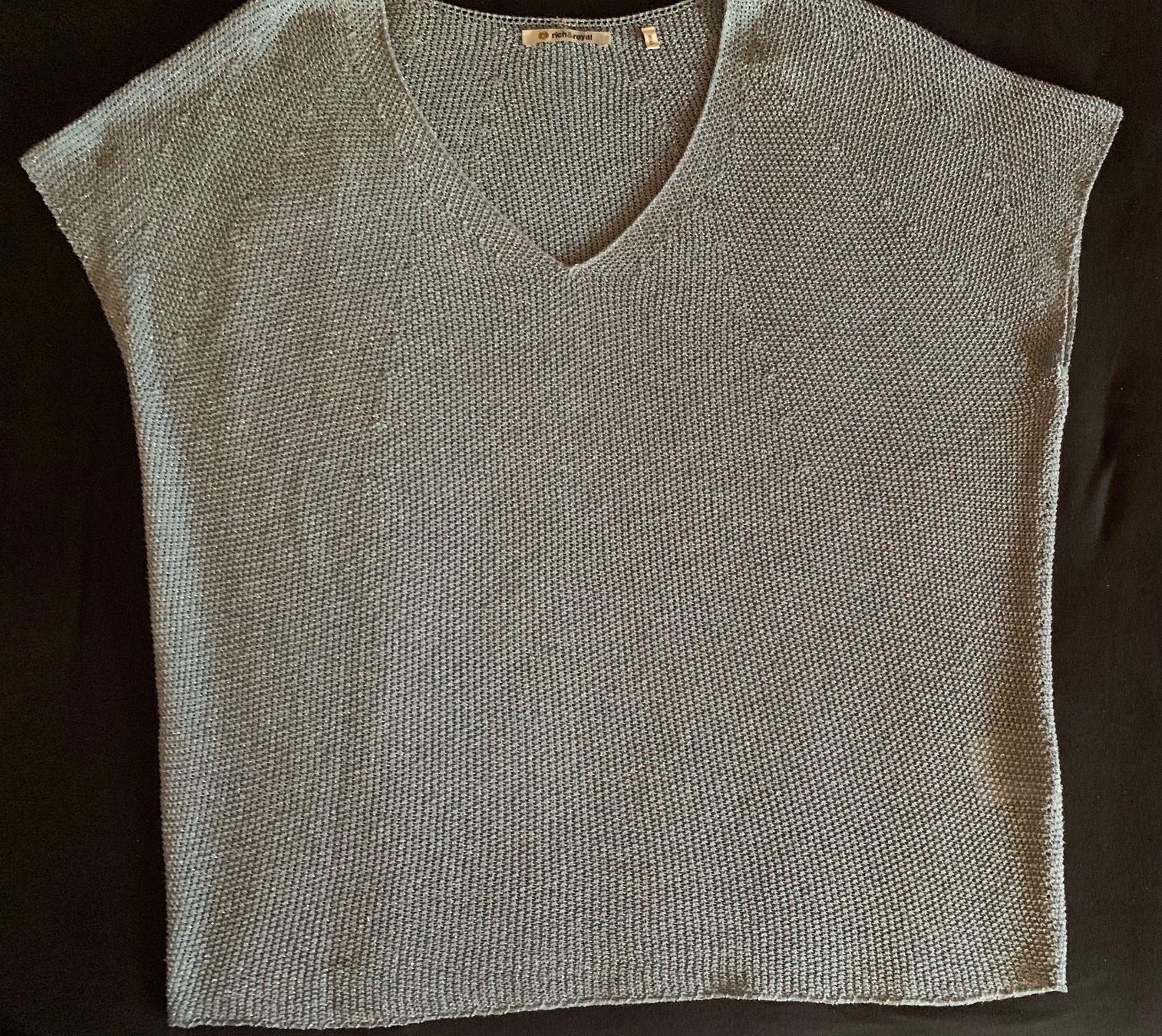 Pulls & Sweat-shirts: Rich & Royal Stricktop, feiner Pullover, hellblau, S – D'occasion à Wiesendangen par Babalegi
