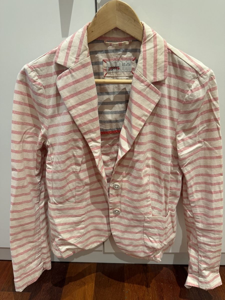 Esprit Giacche: Esprit Blazer, Gr. 36, Baumwolle, gestreift, Sommer-Look – Nuovo (secondo la descrizione) da Sins venduto da bit_rg7j
