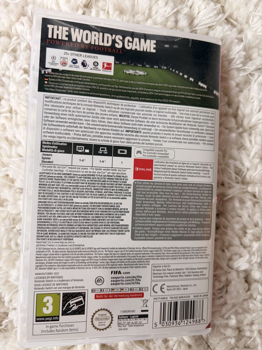 Giochi: FIFA 23 Nintendo Switch Edition – Nuovo (secondo la descrizione) da Widen venduto da Dave18. 2