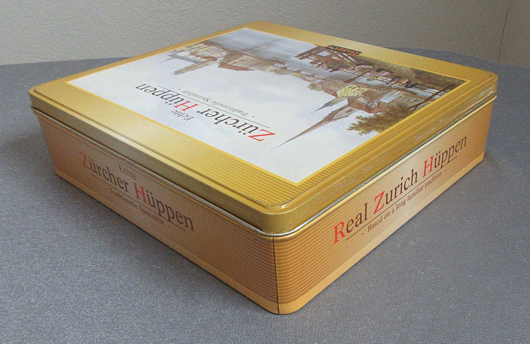 Sonstige Dekorationen & Accessoires: leere Blechdose - Echte Zürcher Hüppen - Hardy's Switzerland – Gebraucht aus Auenstein von Padabimbim 4