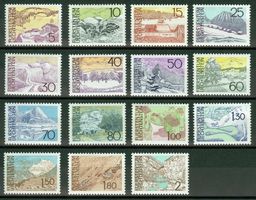 1972/73_FL- Satz SBK 511-525**; Landschaften
