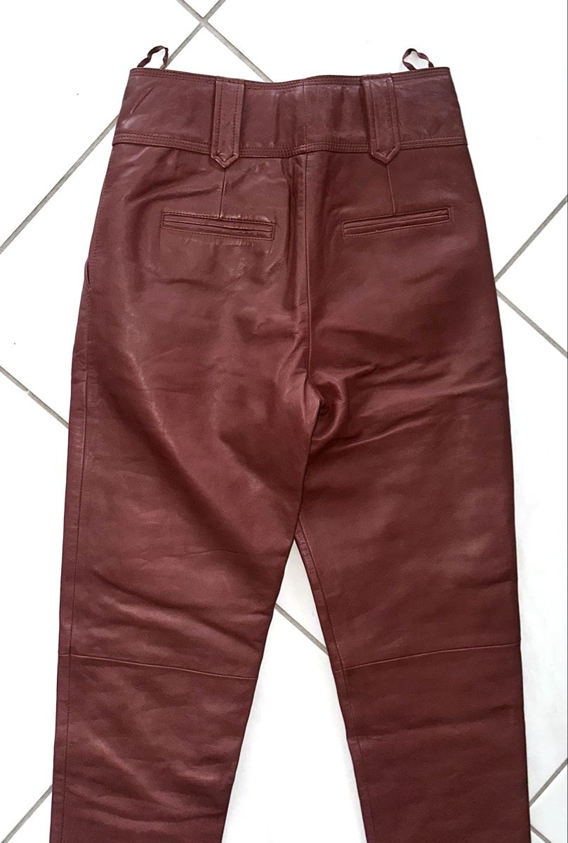 Sezane Hosen: SÉZANE HOSE GR. 34 LEDER neuwertig – Neu (gemäss Beschreibung) aus Unteraegeri von MH203 6