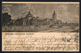München, Deutsches Museum, Ganzsache Ba