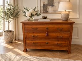 Kommode Biedermeier um 1870 Kirschbaum massiv