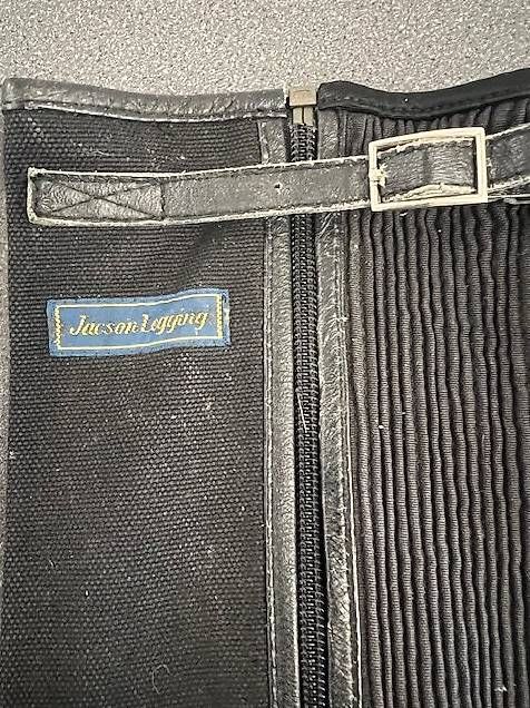 Stinchiere & Fasciature: Reitchaps/Gamaschen Canvas/Leder, Grösse S – Usato da Egliswil venduto da Fiji007 1