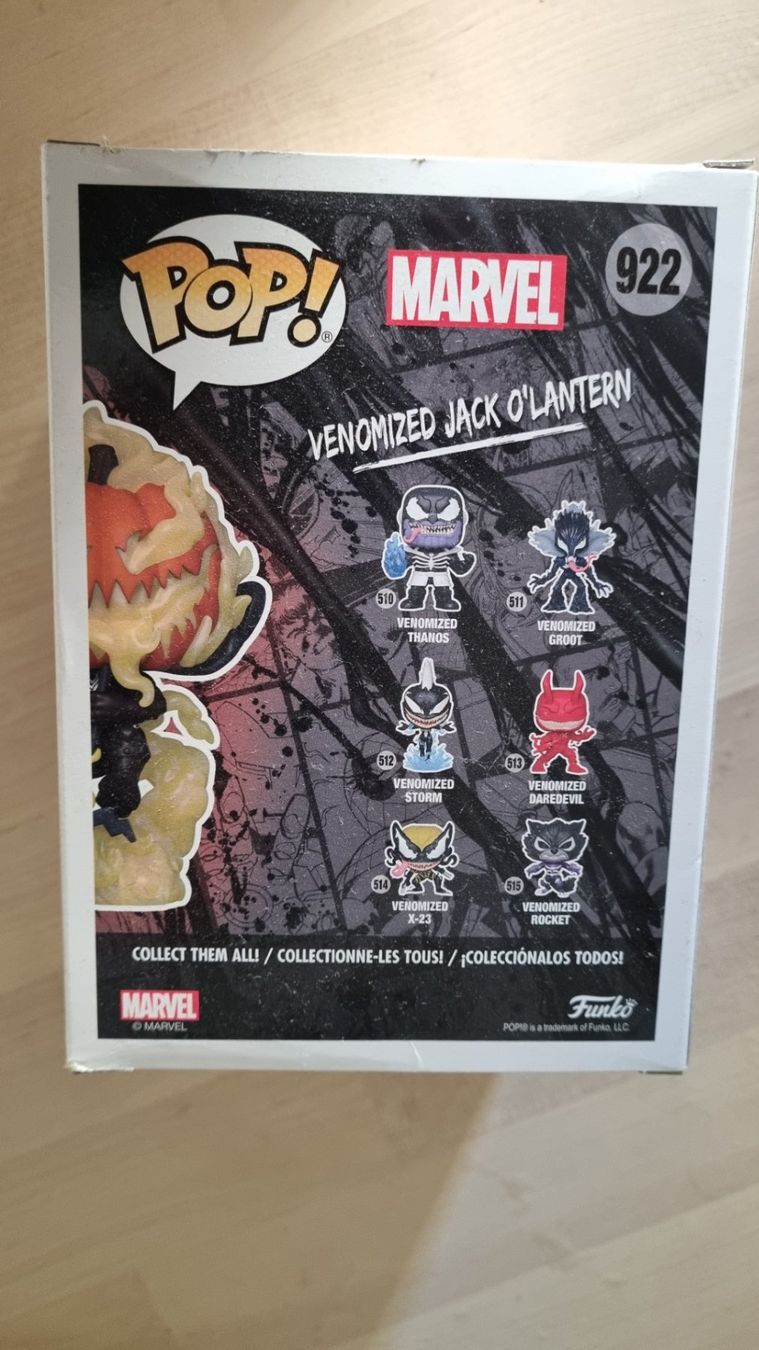 Funko Statuette: Funko Pop VENOMIZEDJACK O'LANTERN – Nuovo e nell'imballaggio originale da Neuchâtel venduto da mepirata 1
