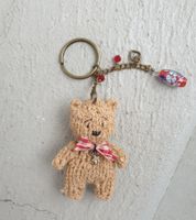 Handgestrickter Bär Schlüsselanhänger Teddybär Geschenkidee