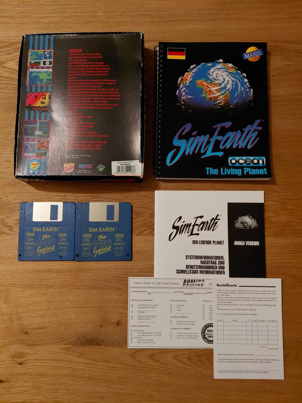 Commodore PCs: Amiga Spiel Sim Earth – Gebraucht aus Beringen von Beringen75 2